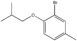 2-bromo-4-methyl-1-(2-methylpropoxy)benzene 结构式