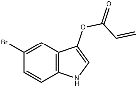 5-Bromindoxyl-acrylat 结构式