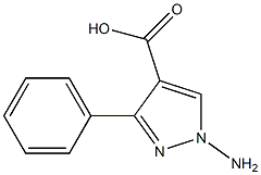 1H-Pyrazole-4-carboxylicacid,1-amino-3-phenyl-(9CI) 结构式