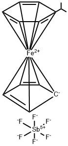 异丙苯基二茂铁六氟锑酸盐 结构式