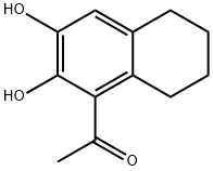 1-Acetonaphthone, 5,6,7,8-tetrahydro-2,3-dihydroxy- (6CI) 结构式