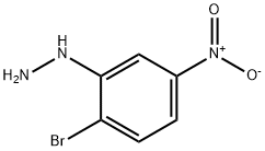 1-(2-bromo-5-nitrophenyl)hydrazine 结构式