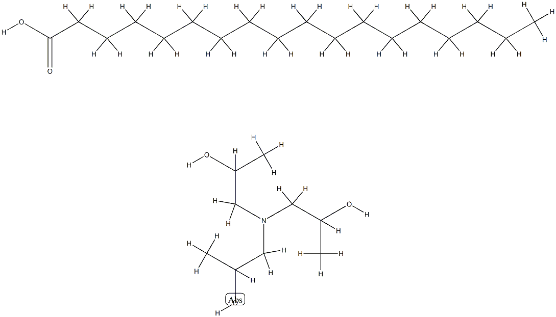 硬脂酸TIPA盐 结构式