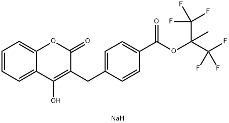 Tecarfarin sodium 结构式