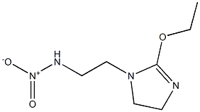 1H-Imidazole-1-ethanamine,2-ethoxy-4,5-dihydro-N-nitro-(9CI) 结构式