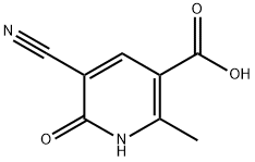 5-氰基-2-甲基-6-氧代-1,6-二氢吡啶-3-羧酸 结构式