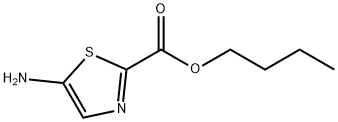 2-Thiazolecarboxylicacid,5-amino-,butylester(6CI) 结构式