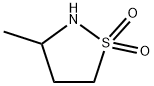 3-甲基异噻唑烷1,1-二氧化物 结构式