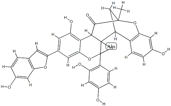 桑呋喃Q 结构式