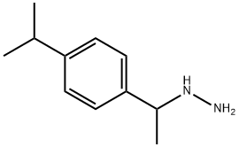 1-(1-(4-isopropylphenyl)ethyl)hydrazine 结构式