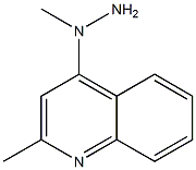 4-(hydrazinomethyl)-2-methylquinoline 结构式