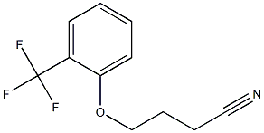 4-[2-(trifluoromethyl)phenoxy]butanenitrile 结构式