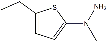 [(5-ethylthien-2-yl)methyl]hydrazine 结构式