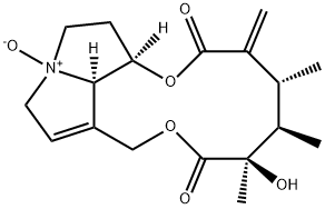 春千里光碱 N-氧化物 结构式