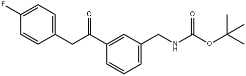 tert-Butyl3-(2-(4-fluorophenyl)acetyl)benzylcarbamate