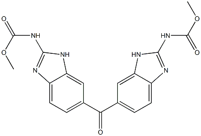 2,2'-dicarbomethoxyamino-5-5'-dibenzimidazolyl ketone 结构式