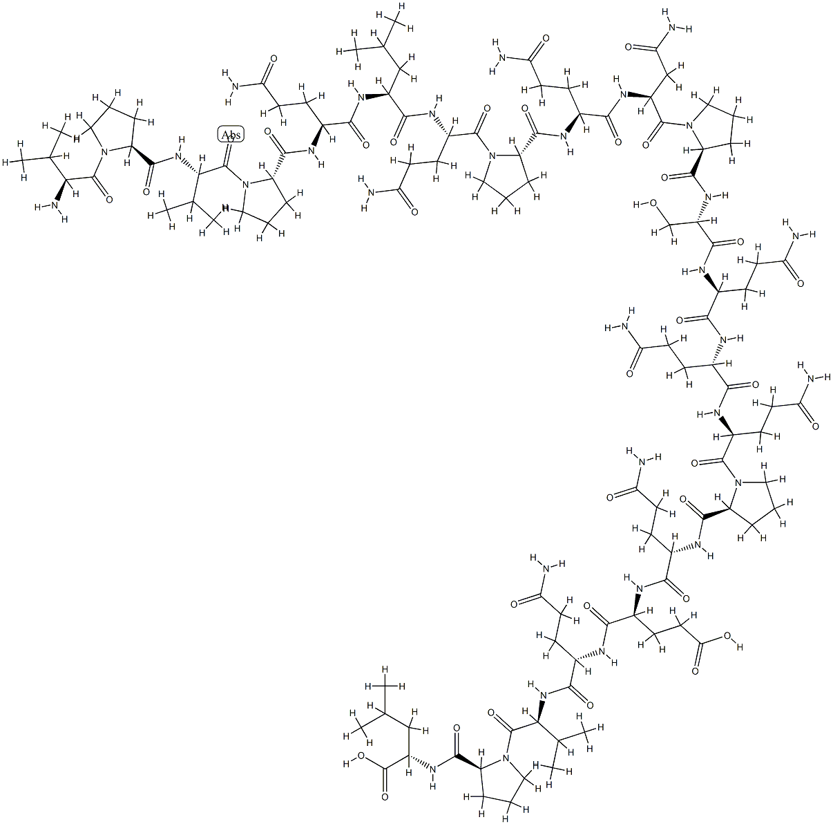 gliadin peptide CT-1 结构式