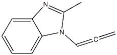 1H-Benzimidazole,2-methyl-1-(1,2-propadienyl)-(9CI) 结构式