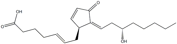 9-deoxy-delta-9,12-prostaglandin D2 结构式