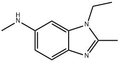 1H-Benzimidazol-6-amine,1-ethyl-N,2-dimethyl-(9CI) 结构式