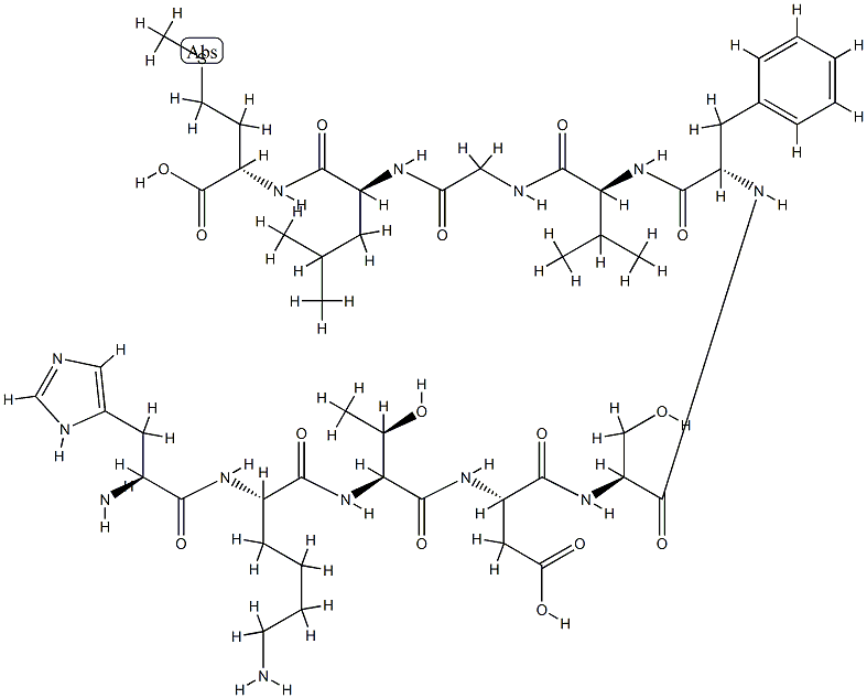 neurokinin A-OH 结构式