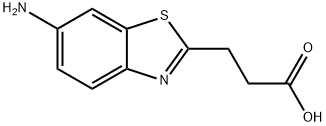 2-Benzothiazolepropionicacid,6-amino-(6CI) 结构式