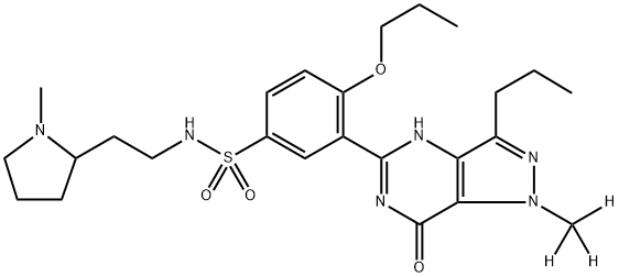 D3-UDENAFIL 结构式