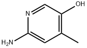 6-氨基-4-甲基吡啶-3-醇 结构式