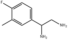 1-(4-Fluoro-3-methyl-phenyl)-ethane-1,2-diamine 结构式