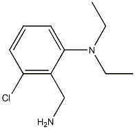 2-(aminomethyl)-3-chloro-N,N-diethylaniline 结构式
