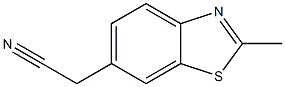6-Benzothiazoleacetonitrile,2-methyl-(6CI) 结构式