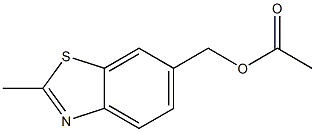 6-Benzothiazolemethanol,2-methyl-,acetate(6CI) 结构式