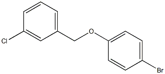 1-bromo-4-[(3-chlorophenyl)methoxy]benzene 结构式