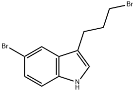 1H-INDOLE,5-BROMO-3-(3-BROMOPROPYL)- 结构式