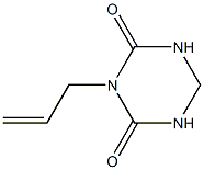 1,3,5-Triazine-2,4(1H,3H)-dione,dihydro-3-(2-propenyl)-(9CI) 结构式