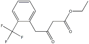 ethyl 4-(2-(trifluoromethyl)phenyl)-3-oxobutanoate 结构式