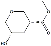 1,5-脱水-2,3-二脱氧-2-(甲氧羰基)-赤式戊糖醇 结构式