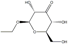 乙基 BETA-D-吡喃核己-3-酮糖苷 结构式