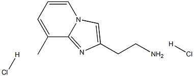 Imidazo[1,2-a]pyridine-2-ethanamine, 8-methyl-, hydrochloride (1:2) 结构式