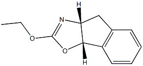 4H-Indeno[2,1-d]oxazole,2-ethoxy-3a,8b-dihydro-,(3aR,8bS)-rel-(9CI) 结构式