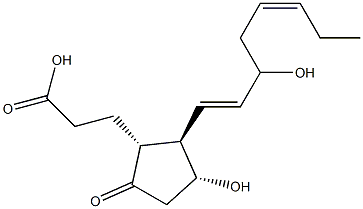 delta-17-tetranorprostaglandin E1 结构式