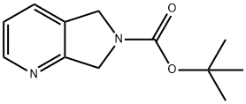 tert-butyl 5H-pyrrolo[3,4-b]pyridine-6(7H)-carboxylate 结构式