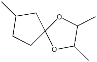 1,4-Dioxaspiro[4.4]nonane,2,3,7-trimethyl-,[2R-[2-alpha-,3-bta-,5-alpha-(R*)]]-(9CI) 结构式