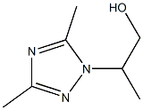 2-(3,5-二甲基-1H-1,2,4-三唑-1-基)丙-1-醇 结构式