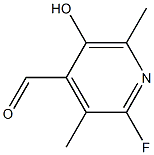 6-fluoro-5'-deoxypyridoxal 结构式
