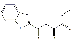 ETHYL 4-(1-BENZOFURAN-2-YL)-2,4-DIOXOBUTANOATE 结构式