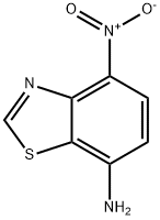 7-Benzothiazolamine,4-nitro-(9CI) 结构式