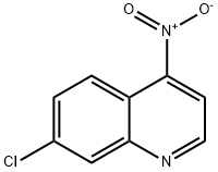 7-CHLORO-4-NITROQUINOLINE 结构式