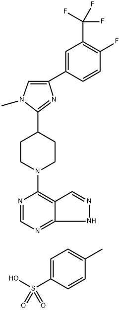 LY2584702 TOSYLATE 结构式