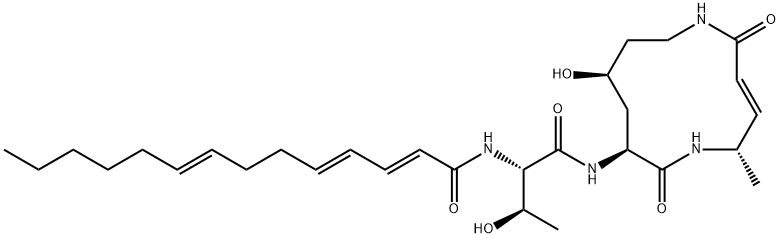 滑移菌素 B 结构式